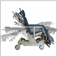 Human Care Barton I-400 Convertible Tilt In Space Transfer Chair